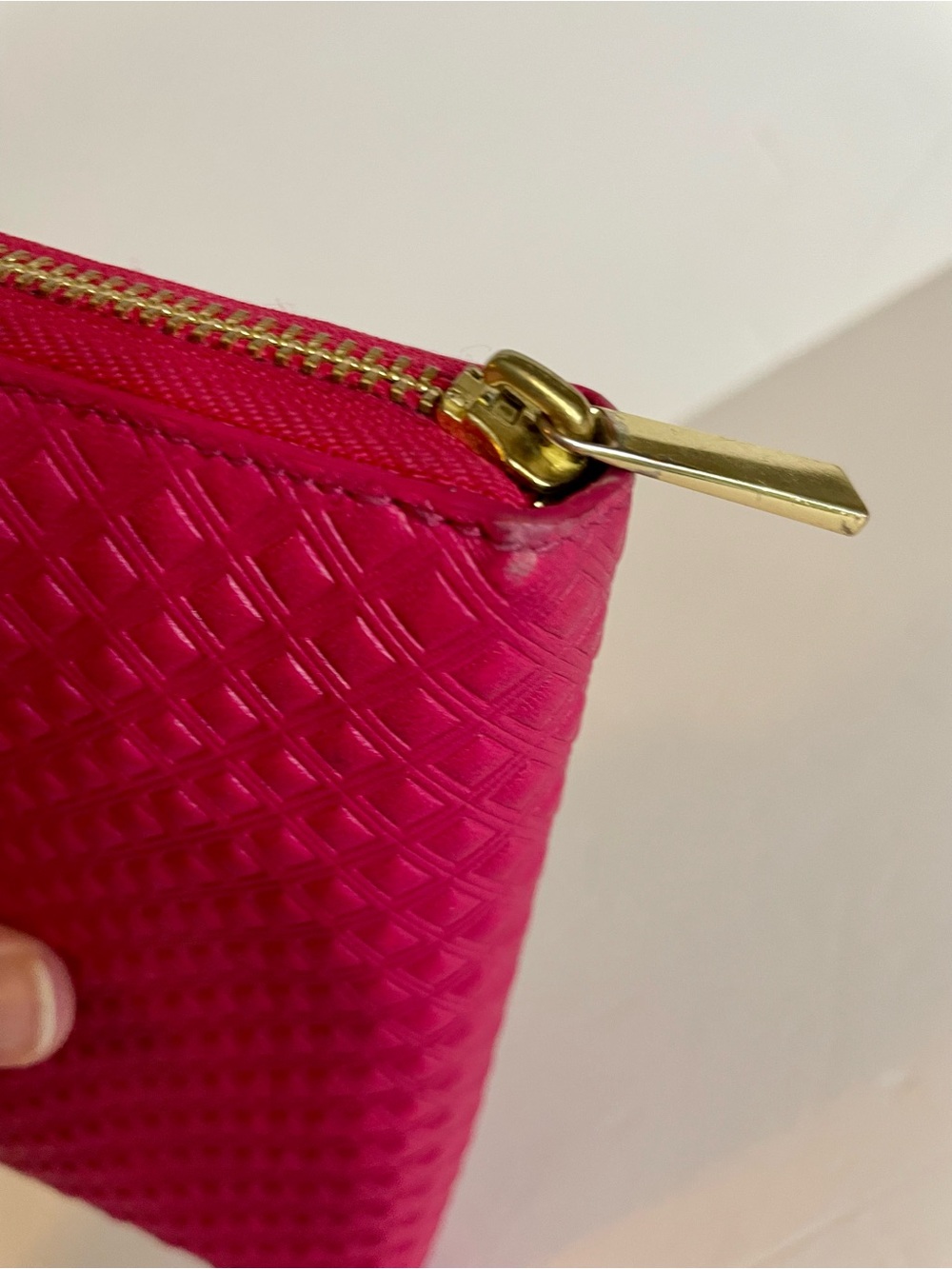 Tory Burch Pink Embossed Wallet - Picture 5 of 5